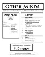 Other Minds Magazine Issue 1 published!