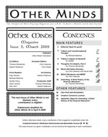 Other Minds Magazine Issue 5 published!